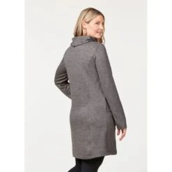 EQL Women's Textured Cowl Neck Dress - Peppercorn 8 EQL Women's Textured Cowl Neck Dress - Peppercorn -Tack Of The Day Store 700320 800 800