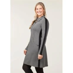 EQL Women's Ascent Ponte Tunic Dress - Charcoal Heather 7 EQL Women's Ascent Ponte Tunic Dress - Charcoal Heather -Tack Of The Day Store 700473 800 800