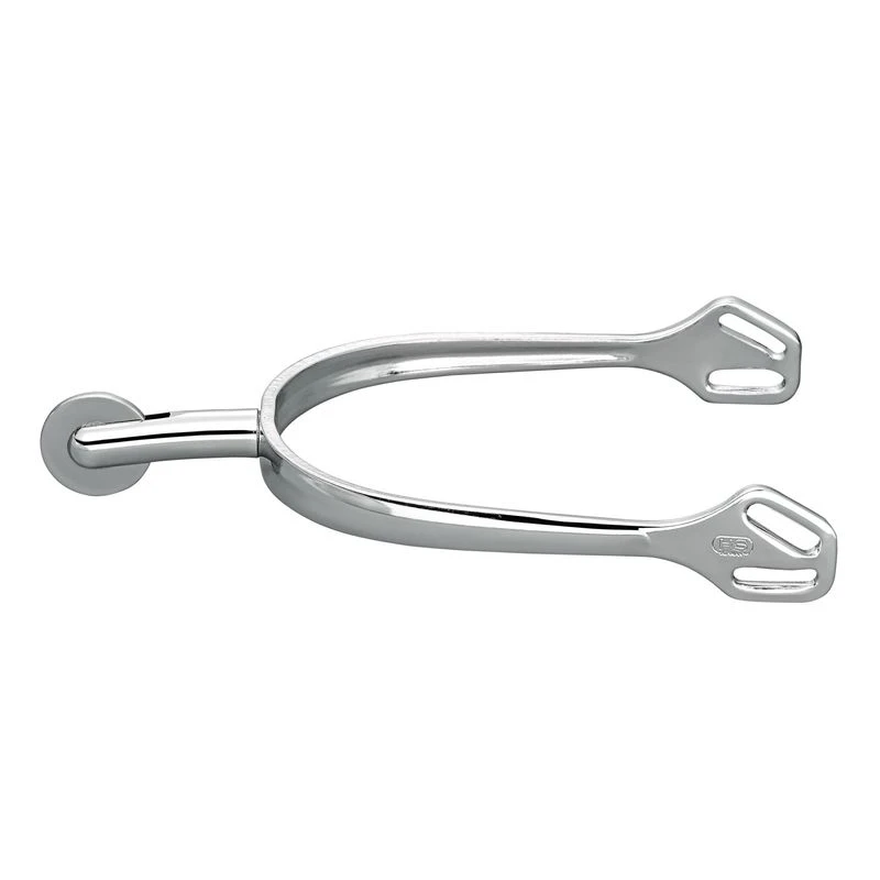 Herm Sprenger Ultra Fit 40mm Round End Large Smooth Rowel Spurs - Stainless Steel 1 Herm Sprenger Ultra Fit 40mm Round End Large Smooth Rowel Spurs - Stainless Steel