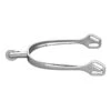 Herm Sprenger Ultra Fit 30mm Round End Small Smooth Rowel Spurs - Stainless Steel