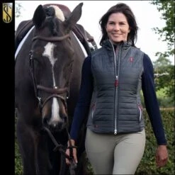 Tredstep Women's Calypso Vest - Gun Metal -Tack Of The Day Store 703745 800 800