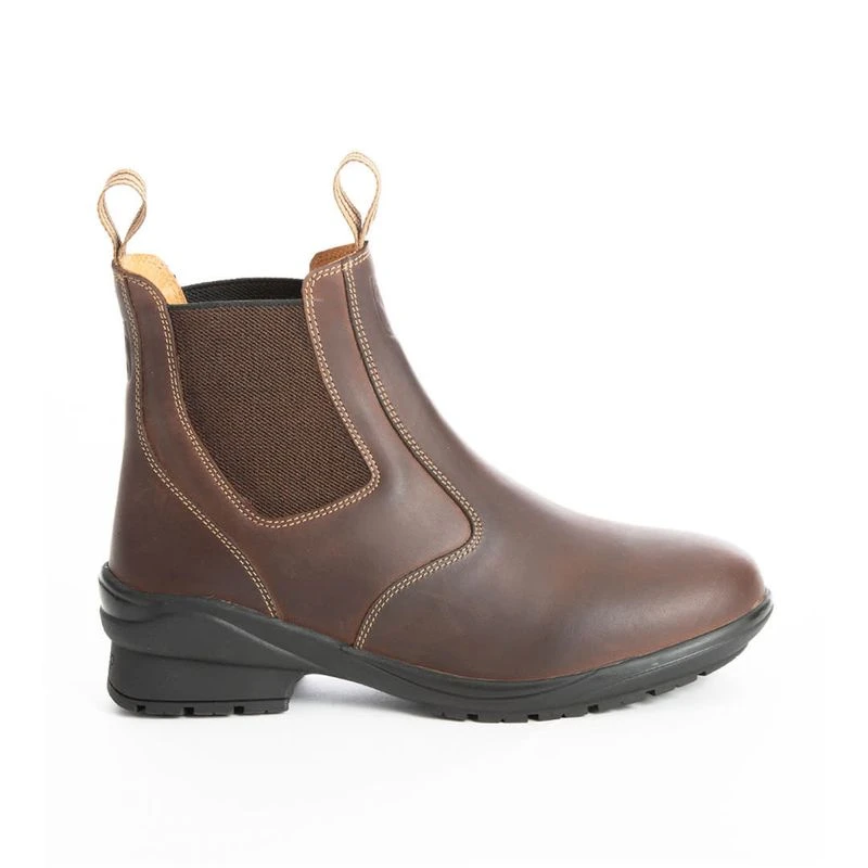 Tredstep Liffey Pull On Short Country Boot - Mahogany 2 Tredstep Liffey Pull On Short Country Boot - Mahogany - Image 2