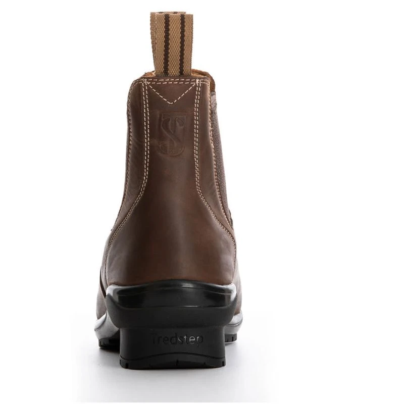 Tredstep Liffey Pull On Short Country Boot - Mahogany 3 Tredstep Liffey Pull On Short Country Boot - Mahogany - Image 3