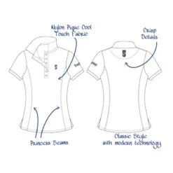 Tredstep Women's Performance Polo - Peacoat Navy -Tack Of The Day Store 705466 800 800