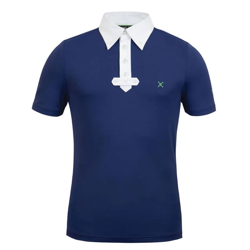 Tredstep Men's Short Sleeve Competition Shirt - Navy 1 Tredstep Men's Short Sleeve Competition Shirt - Navy