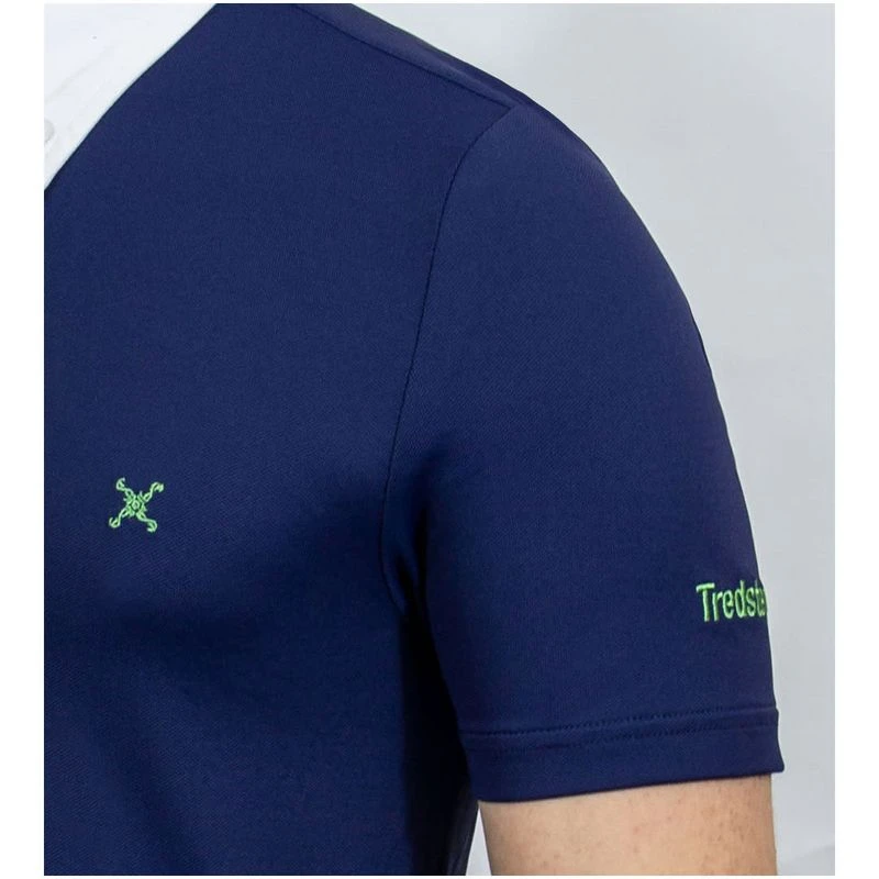 Tredstep Men's Short Sleeve Competition Shirt - Navy 4 Tredstep Men's Short Sleeve Competition Shirt - Navy - Image 4