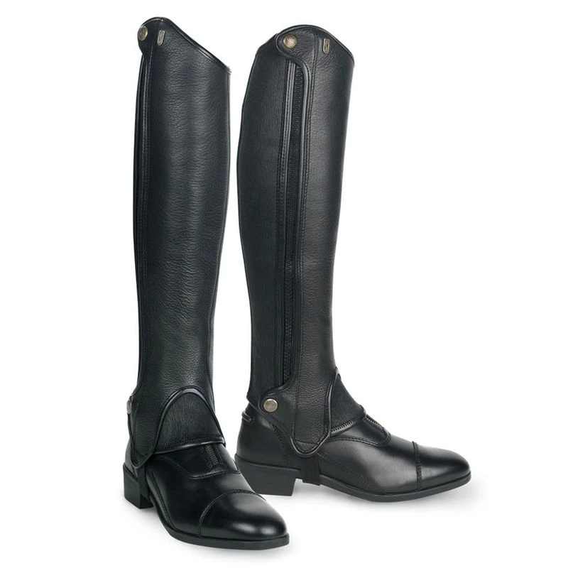 Tredstep Deluxe Half Chaps - Black 1 Tredstep Deluxe Half Chaps - Black