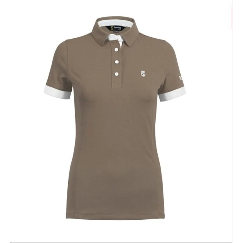 Tredstep Women's Performance Polo - Desert Taupe 1 Tredstep Women's Performance Polo - Desert Taupe