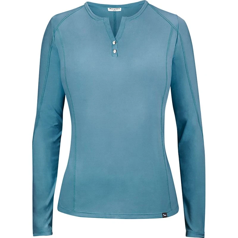 RJ Classics Women's Zoey Tech Long Sleeve Shirt - Faded Denim 1 RJ Classics Women's Zoey Tech Long Sleeve Shirt - Faded Denim