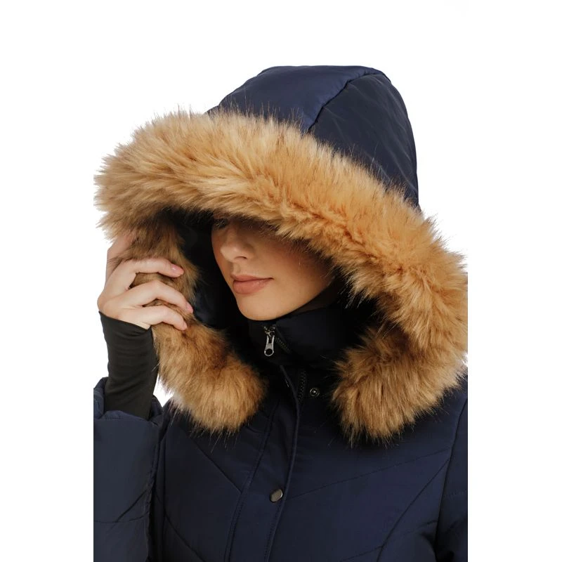Horseware Women's Fifi Hooded Coat - French Navy 2 Horseware Women's Fifi Hooded Coat - French Navy - Image 2