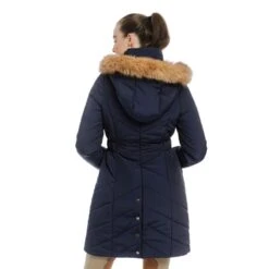 Horseware Women's Fifi Hooded Coat - French Navy 5 Horseware Women's Fifi Hooded Coat - French Navy -Tack Of The Day Store 708912 800 800