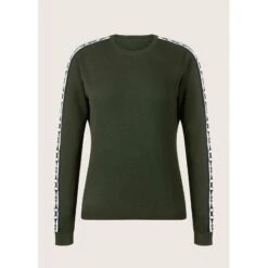 EQL Women's Snaffle Stripe Sweater - Hunter/Navy