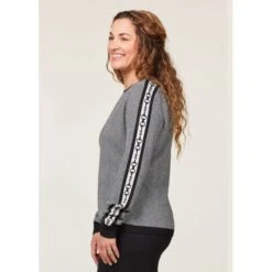 EQL Women's Snaffle Stripe Sweater - Black/White Herringbone 9 EQL Women's Snaffle Stripe Sweater - Black/White Herringbone -Tack Of The Day Store 711473 800 800