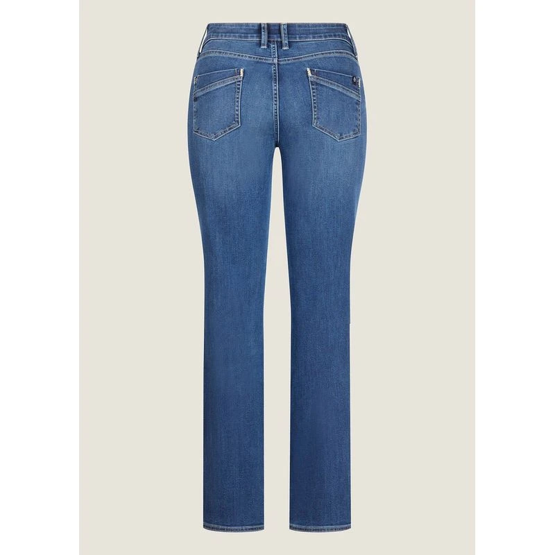 EQL Women's In Motion Button Fly Straight Leg Jeans - Light Wash 2 EQL Women's In Motion Button Fly Straight Leg Jeans - Light Wash - Image 2