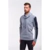 Cavalliera Men's Don Equestrian Hoody - Grey Melange/Navy Blue