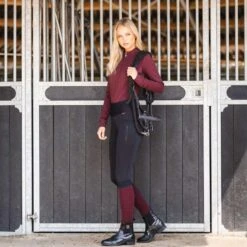 B Vertigo Women's Evelina Full Seat Winter Tights - Dark Navy -Tack Of The Day Store 716812 800 800