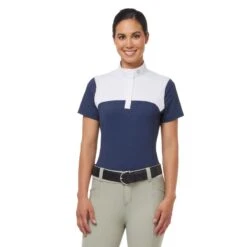 Kerrits Women's Affinity Short Sleeve Show Shirt - Nightsky -Tack Of The Day Store 750687 800 800