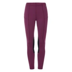 Kerrits Kids' Performance Knee Patch Pocket Tights - Wildrose