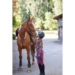 Kerrits Kids' Performance Knee Patch Pocket Tights - Wildrose -Tack Of The Day Store 755000 800 800