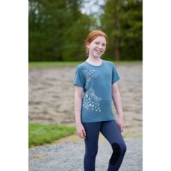 Kerrits Kids' Performance Knee Patch Pocket Tights - Nightsky -Tack Of The Day Store 755144 800 800