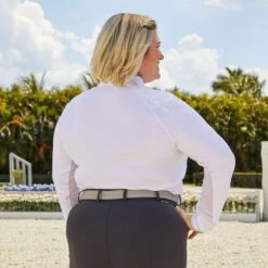 RJ Classics Women's Sofia Plus Show Shirt - White -Tack Of The Day Store 757333 800 800