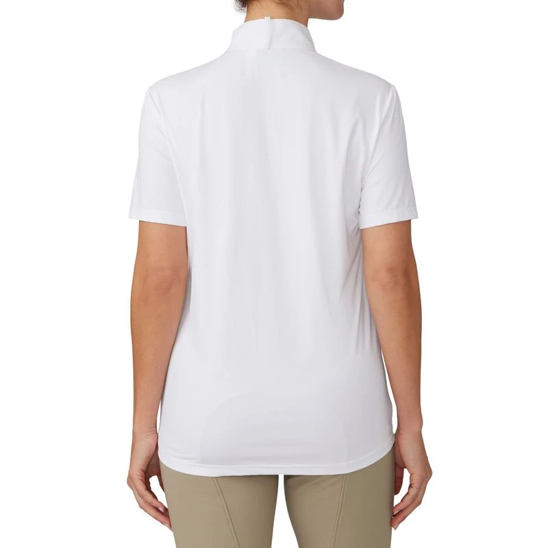 Ovation Women's Elegance Grace Short Sleeve Show Shirt - White 2 Ovation Women's Elegance Grace Short Sleeve Show Shirt - White - Image 2
