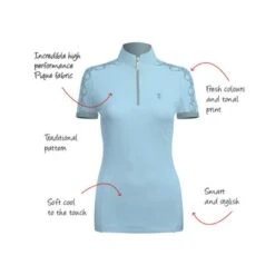 Tredstep Women's Sligo Pro Short Sleeve Shirt - Mirage -Tack Of The Day Store 763473 800 800