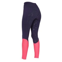 Shires Aubrion Women's Rhythm Mesh Riding Tights - Navy -Tack Of The Day Store 767466 800 800
