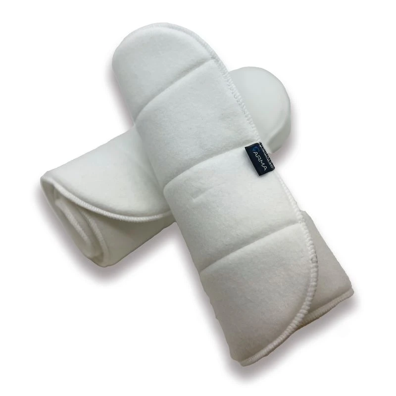 Shires ARMA No Bow Bandages - White 1 Shires ARMA No Bow Bandages - White