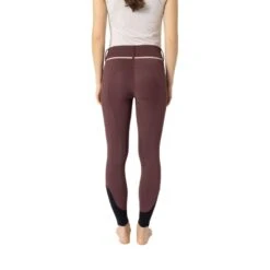 B Vertigo Women's Elea Knee Patch Breeches - Red Mahogany -Tack Of The Day Store 790179 800 800