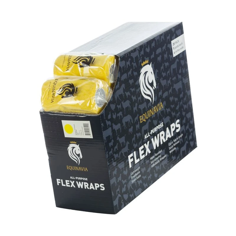 Equinavia All Purpose Flex Wraps Case - Yellow 2 Equinavia All Purpose Flex Wraps Case - Yellow - Image 2