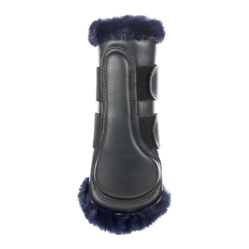 Equinavia Vali Ultra Fleece Brushing Boot - Navy/Navy 2 Equinavia Vali Ultra Fleece Brushing Boot - Navy/Navy - Image 2