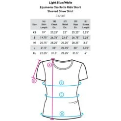 Equinavia Kids' Charlotte Short Sleeve Show Shirt - Lavender -Tack Of The Day Store 794834 800 800