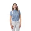 Equinavia Women's Selma NordicAir Short Sleeve Sun Shirt - Dusty Blue