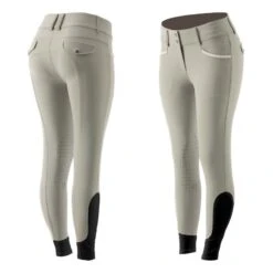 Equinavia Women's Madeleine Knee Patch Breeches - Paloma Tan