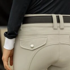 Equinavia Women's Madeleine Knee Patch Breeches - Paloma Tan -Tack Of The Day Store 795019 800 800