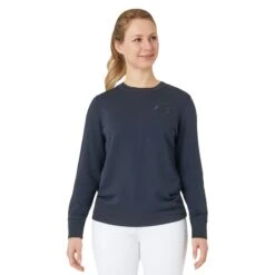 B Vertigo Women's Erica Bamboo Sweatshirt - Dark Navy