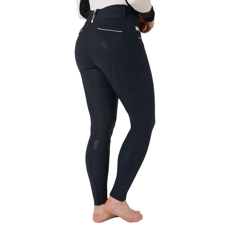 B Vertigo Women's Morgana Full Seat Breeches - Anthracite Grey 2 B Vertigo Women's Morgana Full Seat Breeches - Anthracite Grey - Image 2