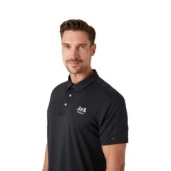 B Vertigo Men's Flynn Mens Technical Polo Shirt - Anthracite Grey -Tack Of The Day Store 796072 800 800