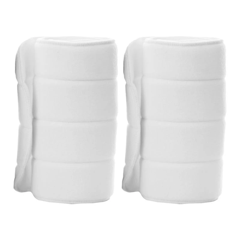 Equinavia Fleece Standing Wrap Bandages - White 1 Equinavia Fleece Standing Wrap Bandages - White