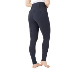Horze Women's Bella Knee Patch Breeches - Dark Navy -Tack Of The Day Store 798343 800 800