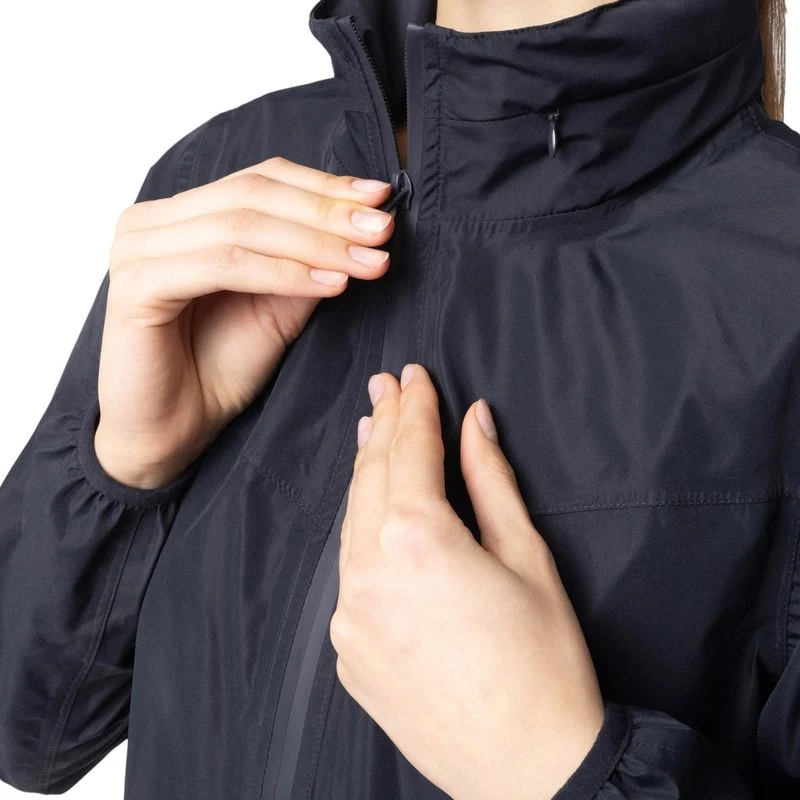 Horze Women's Fiora Lightweight Waterproof Jacket - Dark Navy 3 Horze Women's Fiora Lightweight Waterproof Jacket - Dark Navy - Image 3