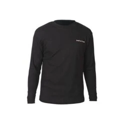 Back On Track Therapeutic Long Sleeve Ribbed Shirt - Black