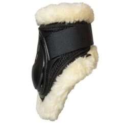 Back On Track Airflow Light Fetlock Boot W/Faux Fur - Black -Tack Of The Day Store 804774 800 800