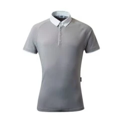 Alessandro Albanese Men's Short Sleeve Polo Skin Shirt - Grey