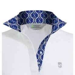 Tredstep Women's Symphony Paris Long Sleeve Competition Shirt - Navy -Tack Of The Day Store 817811 800 800