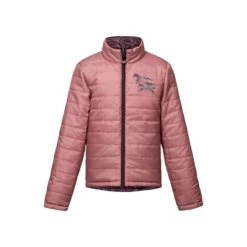Kerrits Kids' Round Up Reversible Quilted Jacket - Vineyard Full Gallop