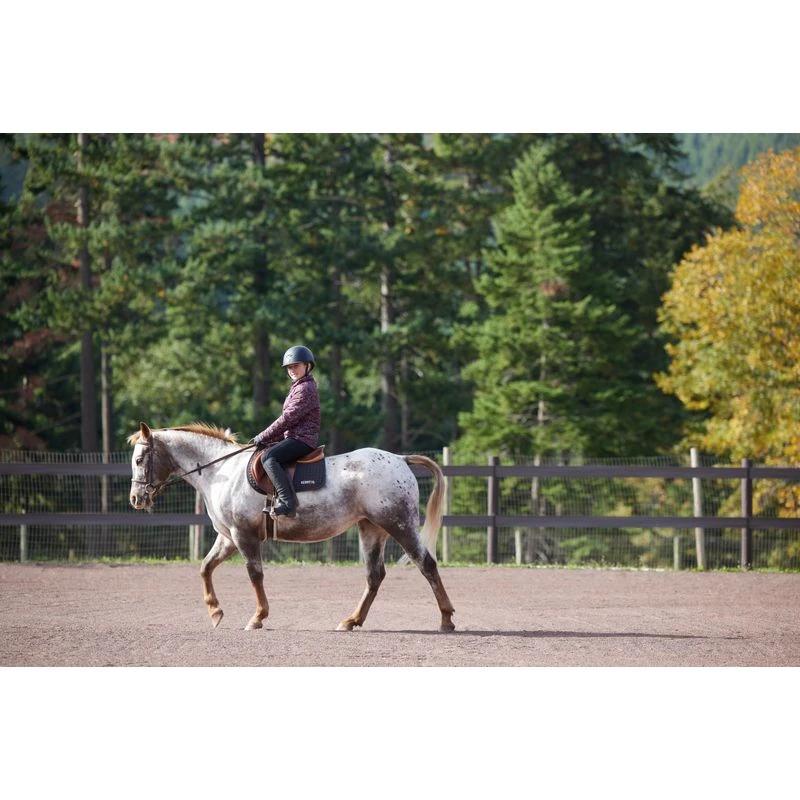 Kerrits Kids' Round Up Reversible Quilted Jacket - Vineyard Full Gallop 5 Kerrits Kids' Round Up Reversible Quilted Jacket - Vineyard Full Gallop - Image 5