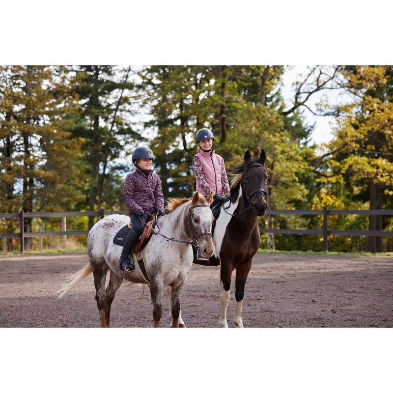 Kerrits Kids' Round Up Reversible Quilted Jacket - Vineyard Full Gallop 7 Kerrits Kids' Round Up Reversible Quilted Jacket - Vineyard Full Gallop - Image 7