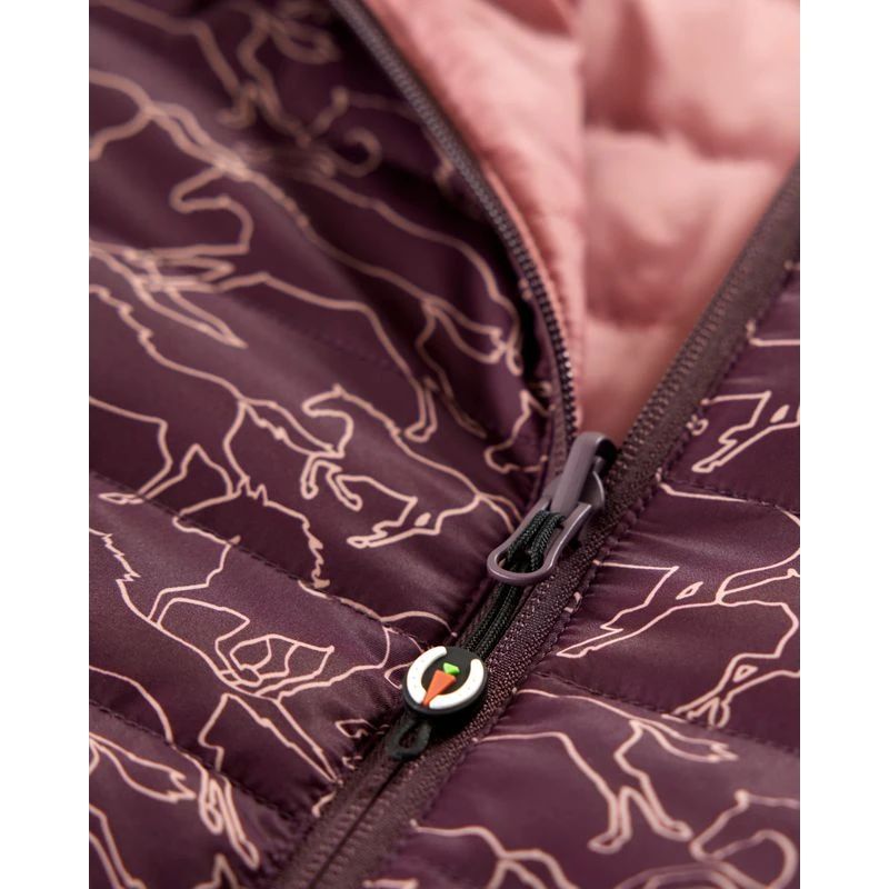 Kerrits Kids' Round Up Reversible Quilted Jacket - Vineyard Full Gallop 8 Kerrits Kids' Round Up Reversible Quilted Jacket - Vineyard Full Gallop - Image 8